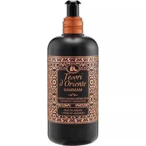 Tesori d'Oriente handzeep HAMMAM with argan oil and orange blossom, 300ml.