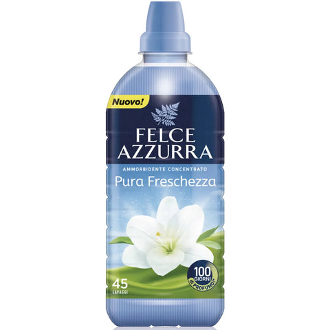 Felce Azzurra geconcentreerde wasverzachter pure frisheid 900ml 45 wasbeurten - Hemelse-geuren.nl