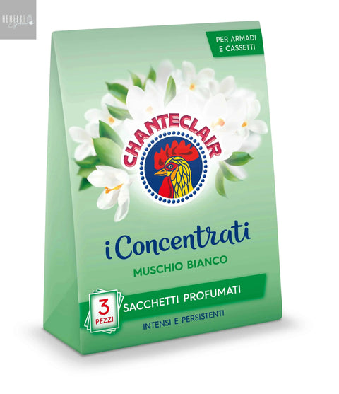 Chante clair geparfumeerde zakjes white musk - Hemelse-geuren.nl