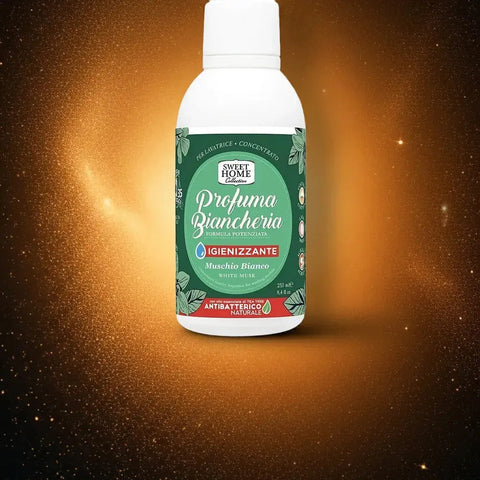 Sweet home geconcentreerde wasparfum white musk 250ml 50 wasbeurten Hemelse-geuren.nl