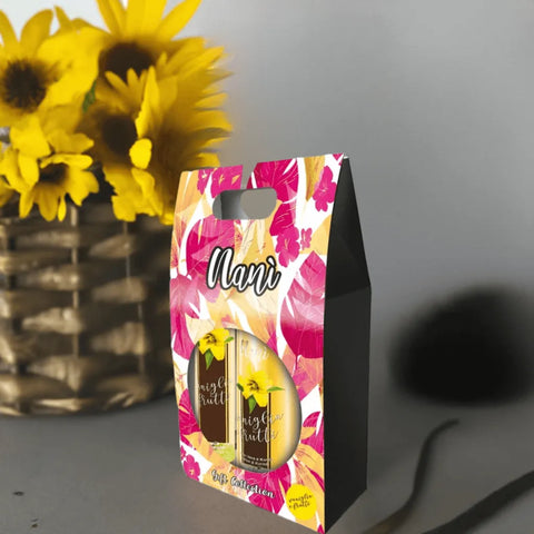 Nani sweet home cadeauverpakking vanille bodymist 75  ml en bad en douchecreme 250ml - Hemelse-geuren.nl
