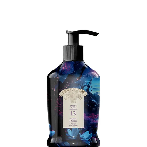 Compagnia delle Indie handzeep nr 13 Pioenroos en Amber 300ml - Hemelse-geuren.nl