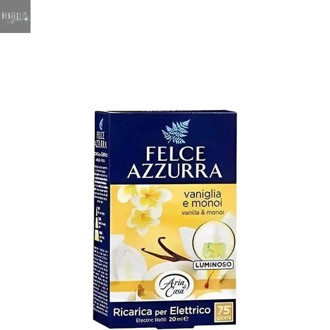 felce Azzurra elektrische luchtverfrisser navulling vanille monoi 20ml - Hemelse-geuren.nl