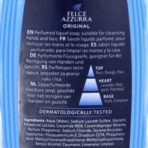 Felce Azzurra Vloeibare handzeep classico 300ml - Hemelse-geuren.nl