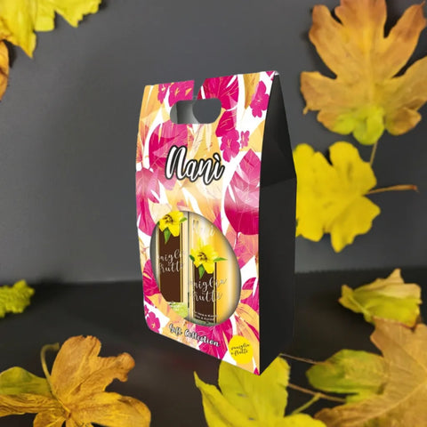 Nani sweet home cadeauverpakking vanille bodymist 75  ml en bad en douchecreme 250ml - Hemelse-geuren.nl