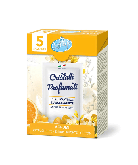 Soft cristalli wasmachine en droger kristallen agrumi 5 zakjes