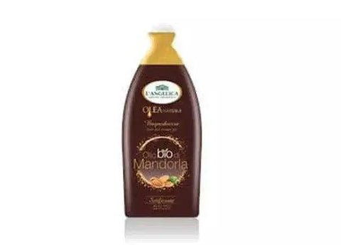 Angelica bad en douchecreme amandel met biologische amandelolie, 500 ml.