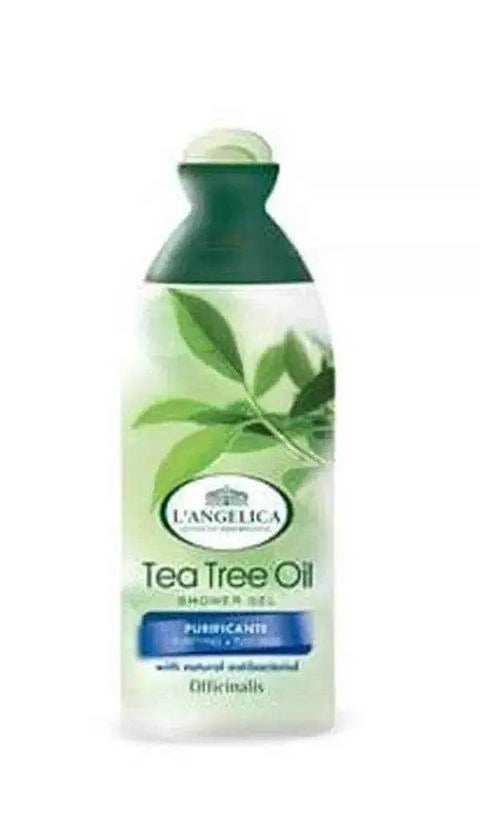 L'angelica tea tree oil shower gel bottle 250ml.
