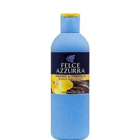 Felce Azzurra bad en douchecreme vanille ebbenhout 650ml fles