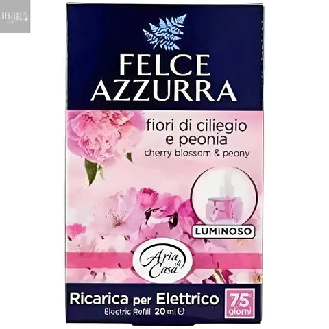Felce Azzurra elektrische luchtverfrisser navulling kersenbloesem 20ml - Hemelse-geuren.nl