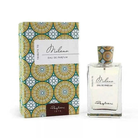 Paglieri 1876 eau de parfum Tribute to Milano, 100ml bottle with decorative box, floral and oriental fragrance.