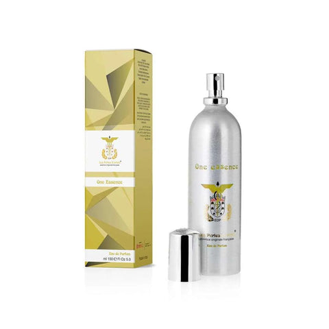 Les perles d'orient eau de parfum one essence 150ml bottle and packaging with citrus and spicy fragrance notes.
