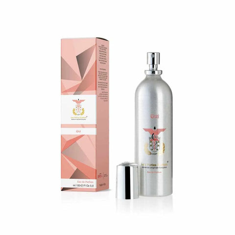 Les perles d'orient eau de parfum oui 150ml bottle and packaging with notes of blackcurrant, neroli, rose, vanilla, and white musk.