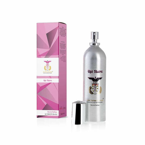 Les perles d'orient eau de parfum opi noir 150ml bottle and packaging.