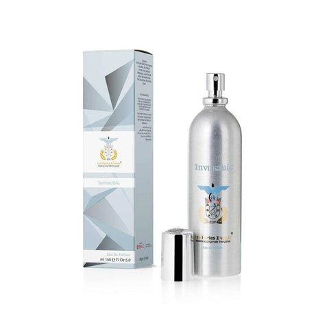 Les perles d'orient eau de parfum invincible 150ml bottle and packaging featuring marine and fruity scents.