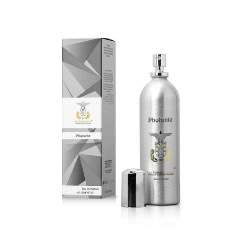 Les perles d'orient eau de parfum photonic 150ml bottle with packaging, featuring notes of lavender, lemon, and vetiver.