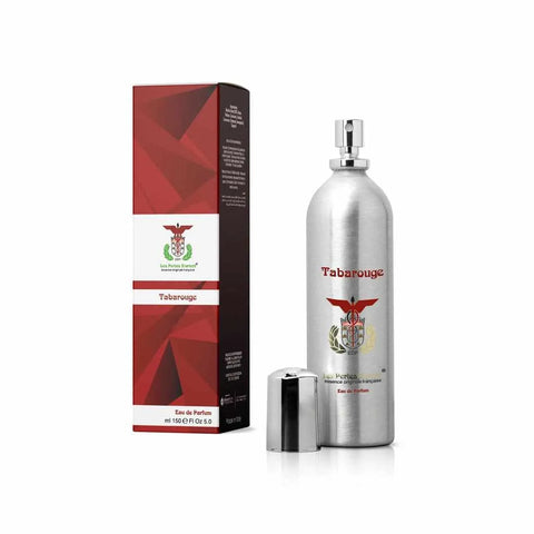 Les perles d'orient eau de parfum tabarouge 150ml bottle with packaging; features citrus, lavender, apple, cedar, and amber notes.