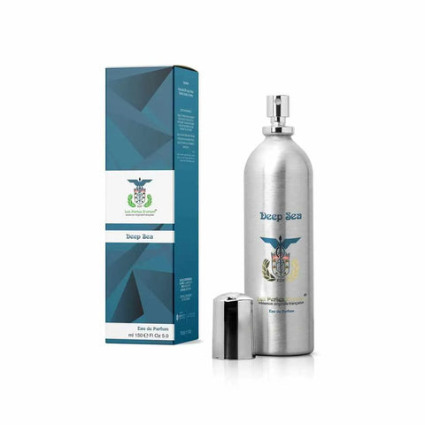 Les perles d'orient eau de parfum deep sea 150ml bottle with packaging