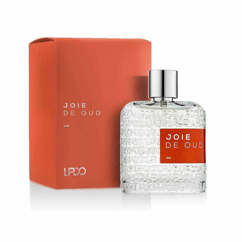LPDO Joie de Oud eau de parfum intense 100ml bottle and packaging.