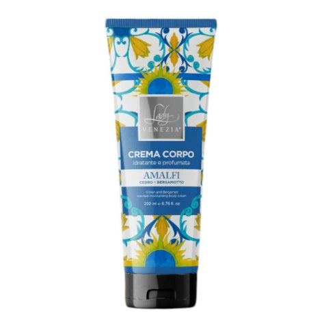 Lady Venezia ceramiche geparfumeerde en hydraterende bodycreme Amalfi – Ceder & Bergamot 200ml - Hemelse-geuren.nl