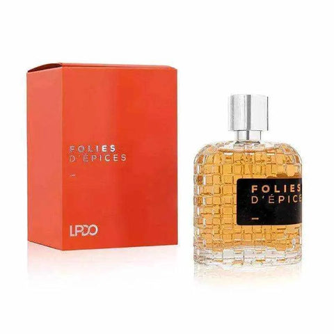 LPDO Folies d'Epices eau de parfum intense 100ml bottle and packaging.
