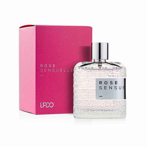 LPDO Rose Sensuelle eau de parfum intense 100ml bottle and packaging.
