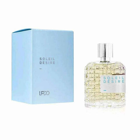 LPDO Soleil Désire eau de parfum intense 100ml with packaging.