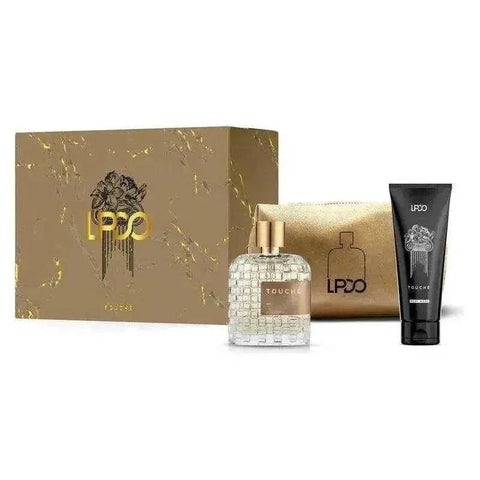 LPDO Touché cadeauverpakking met eau de parfum intense 100ml, bad en douche 100ml en verzorgingstasje.