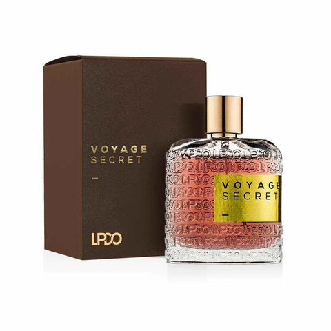 LPDO Voyage secret eau de parfum intense 100ml bottle with packaging.