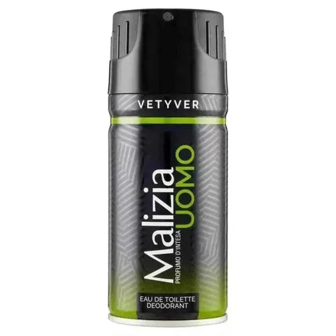 Malizia bodyspray deodorant vetiver 150ml - Hemelse-geuren.nl