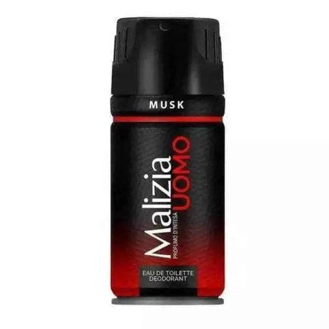 Malizia bodyspray en deodorant white musk for men.