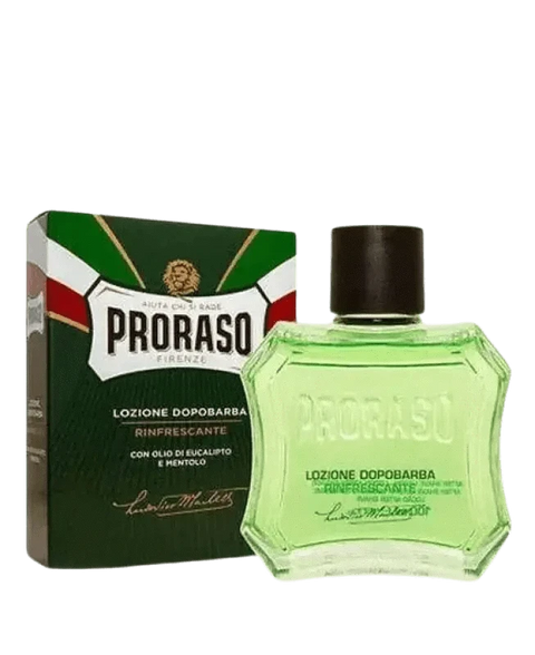 Proraso fris lotion aftershave groen eucalyptus en munt
