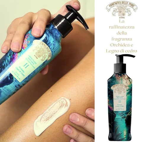 Compagnia Delle Indie cadeauverpakking orchidee en cederhout nr 11 edp 75ml met bodylotion 250ml - Hemelse-geuren.nl