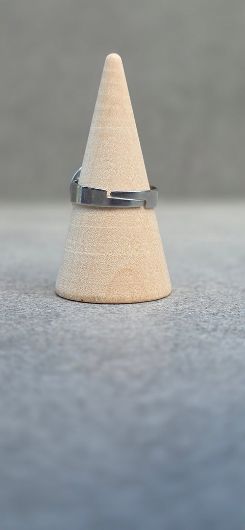 Ring zilverkleur wilde vlierbloesem handgemaakt op Sardinië Sambuco Giallo