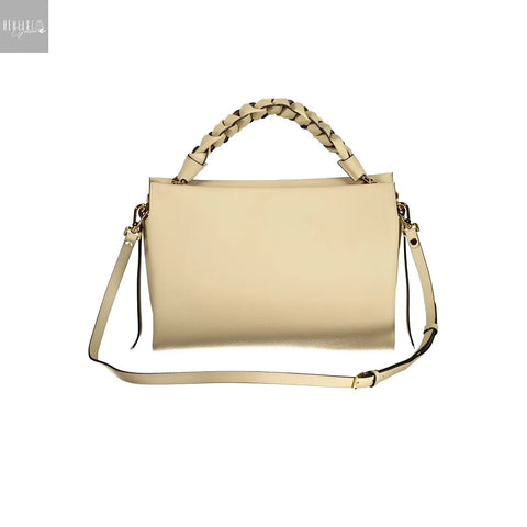 Coccinelle Boheme Schoudertas beige Leer Made in Italy