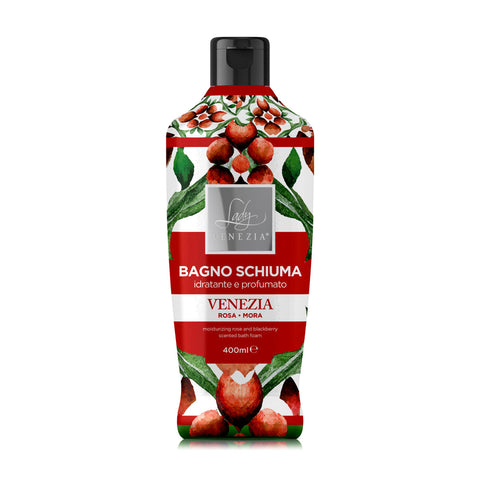 Lady Venezia Ceramiche – Luxe Badschuim Collectie Venezia roos en braam (400 ml) - Hemelse-geuren.nl