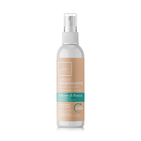 Lady Venezia – Voet- & Schoenendeodorant Spray met Aluin, Aloe Vera & Hamamelis (150 ml) - Hemelse-geuren.nl