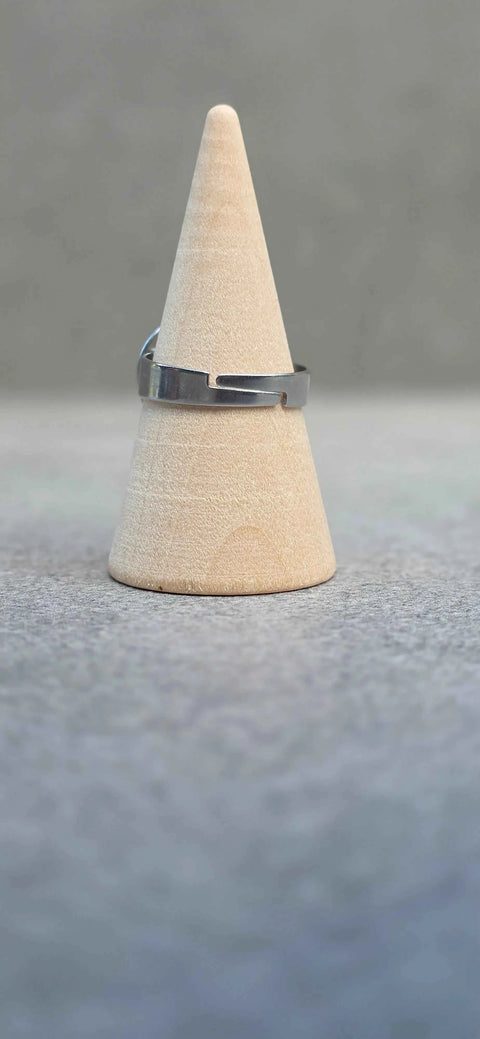 Ring zilverkleur met wilde vlierbloesem handgemaakt op Sardinië Sambuco Nero - Hemelse-geuren.nl