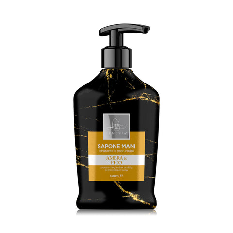Lady Venezia Collezione Marmi – Luxe Handzeep Ambra e fico, amber en vijgen (500 ml) - Hemelse-geuren.nl