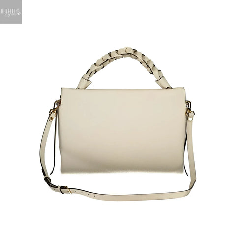 Coccinelle Boheme Schoudertas bianco Leer Made in Italy
