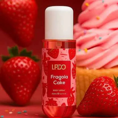 LPDO Fragola Cake Bodymist 250 ml - Hemelse-geuren.nl