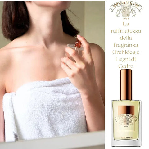 Compagnia Delle Indie cadeauverpakking orchidee en cederhout nr 11 edp 75ml met bodylotion 250ml - Hemelse-geuren.nl