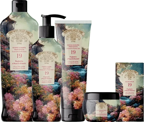 Compagnia delle Indie geurstokjes 1liter nr 19 musk en lelietje-van-dalen - Hemelse-geuren.nl