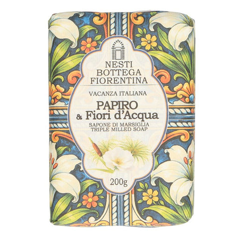 Nesti zeepblokje 200 gram Fiorentina Papiro e Fiori d'Acqua
