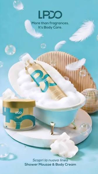 LPDO pistacchio bonbon douche schuim net als slagroom 200 ml