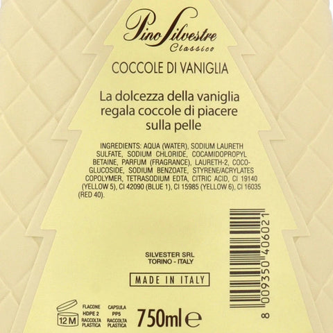 pino Silvestre coccole di vaniglia bad en douche 750ml - Hemelse-geuren.nl