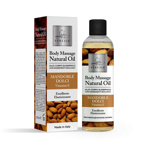 Lady Venezia Natuurlijke Lichaamsmassageolie – Zoete Amandel 250ml - Hemelse-geuren.nl