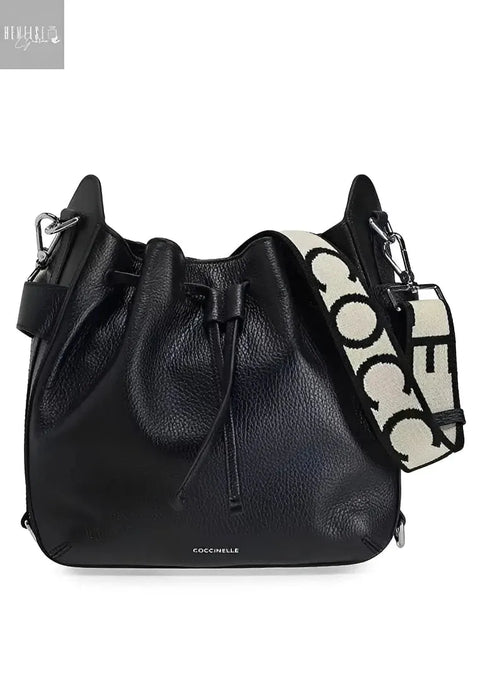 COCCINELLE Gretel Ribbon sling bag nero black