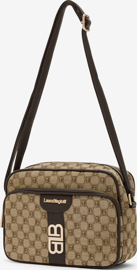 Laura Biagiotti Delray Crossbody Bag Bruin