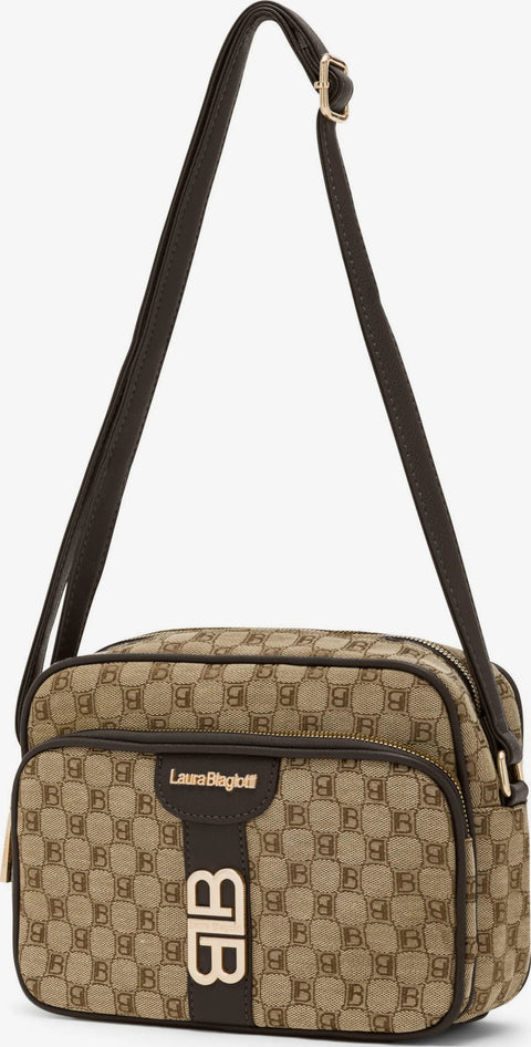 Laura Biagiotti Delray Crossbody Bag Bruin